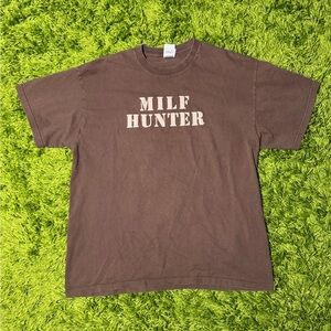 Milf Hunter Funny Graphic T shirt